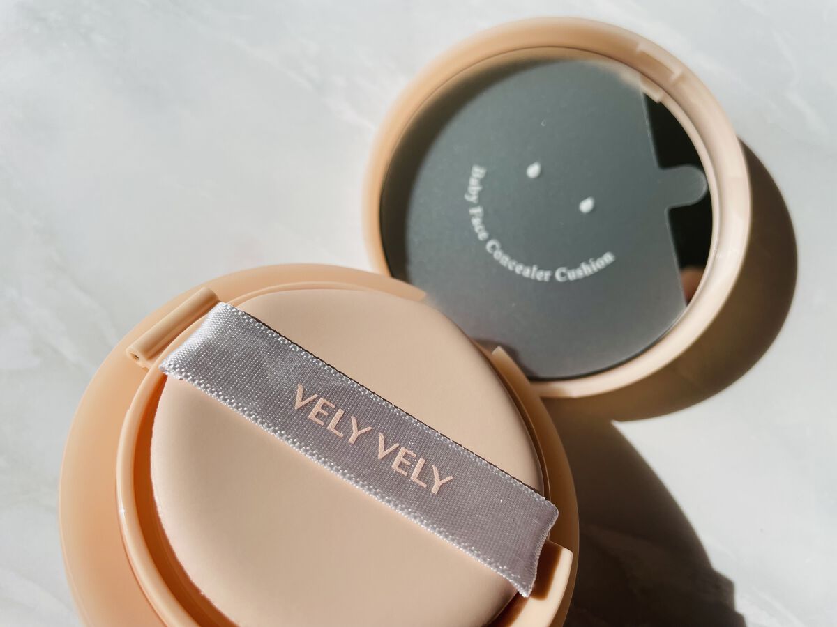 ベビーフェイスコンシーラークッション/VELY VELY/クッションファンデーションを使ったクチコミ（2枚目）
