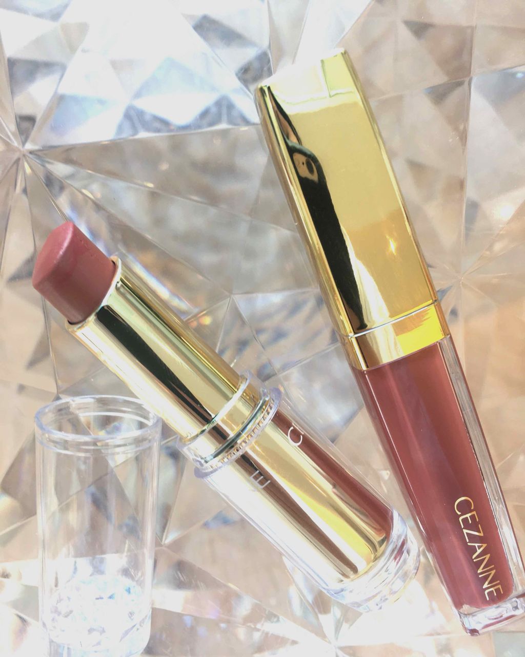 ラスティンググロスリップ/CEZANNE/口紅を使ったクチコミ(1枚目)
