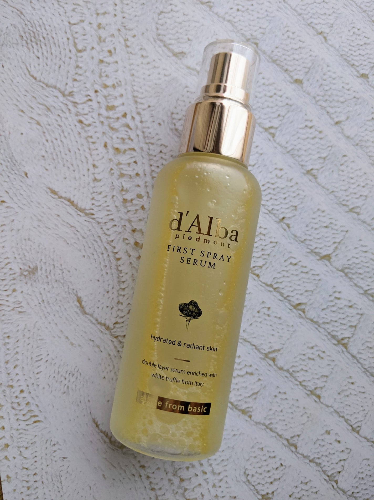 ダルバ ホワイトトリュフファーストスプレーセラム/ダルバ/ミスト状化粧水を使ったクチコミ(2枚目)