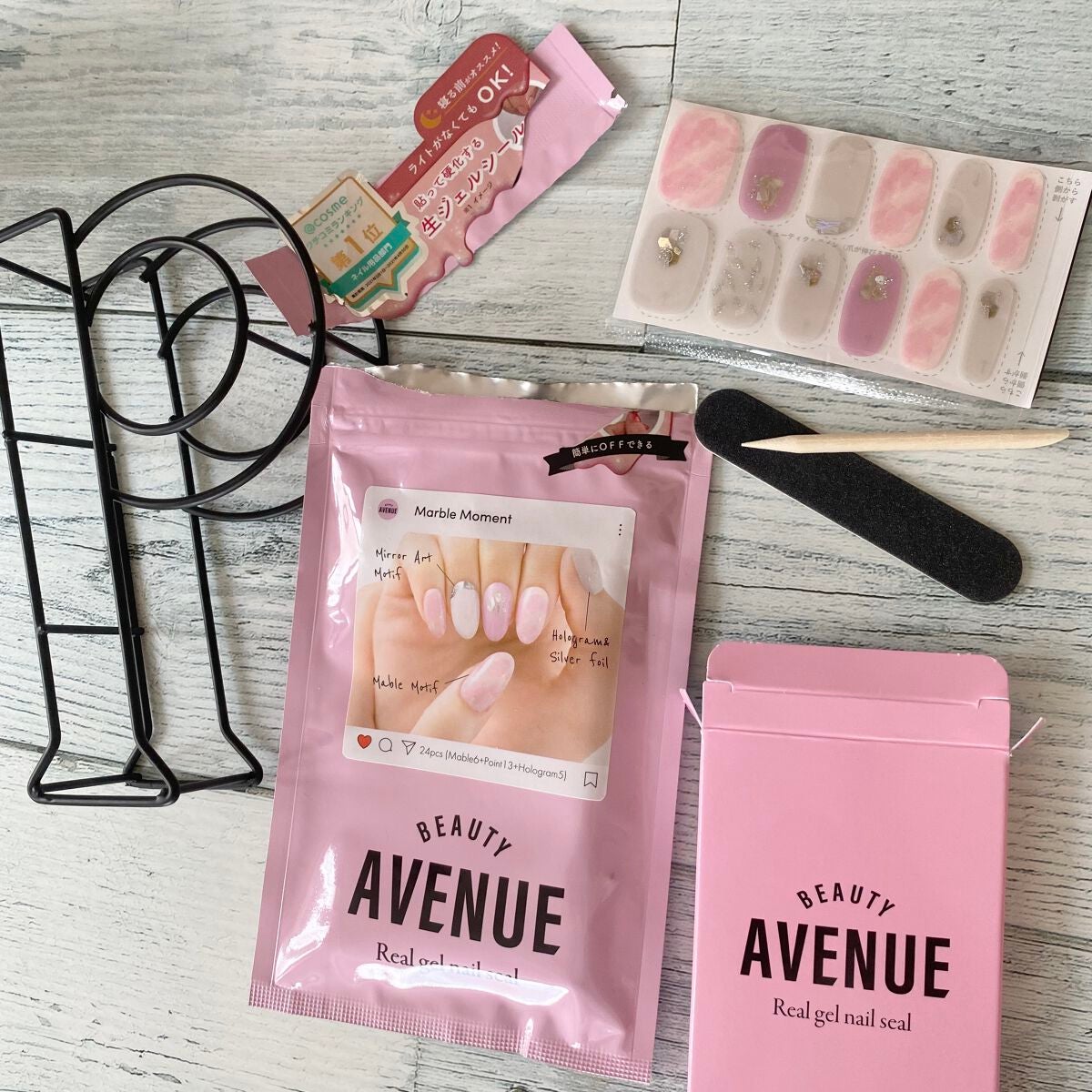 リアルジェルネイルシール/BEAUTY AVENUE/ネイルシールを使ったクチコミ(3枚目)