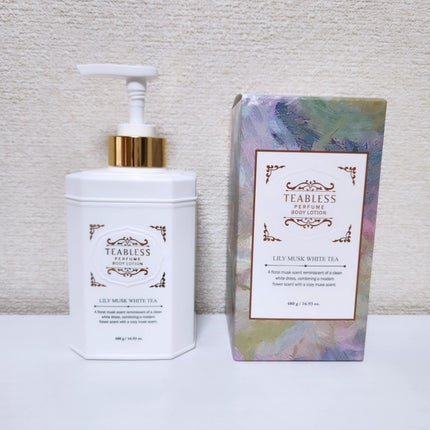 パフュームボディローション リリィムスクホワイトティー/TEABLESS/ボディローションを使ったクチコミ(2枚目)