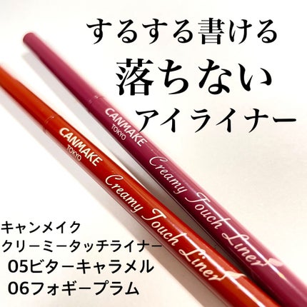 クリーミータッチライナー/キャンメイク/ジェルアイライナーを使ったクチコミ(1枚目)