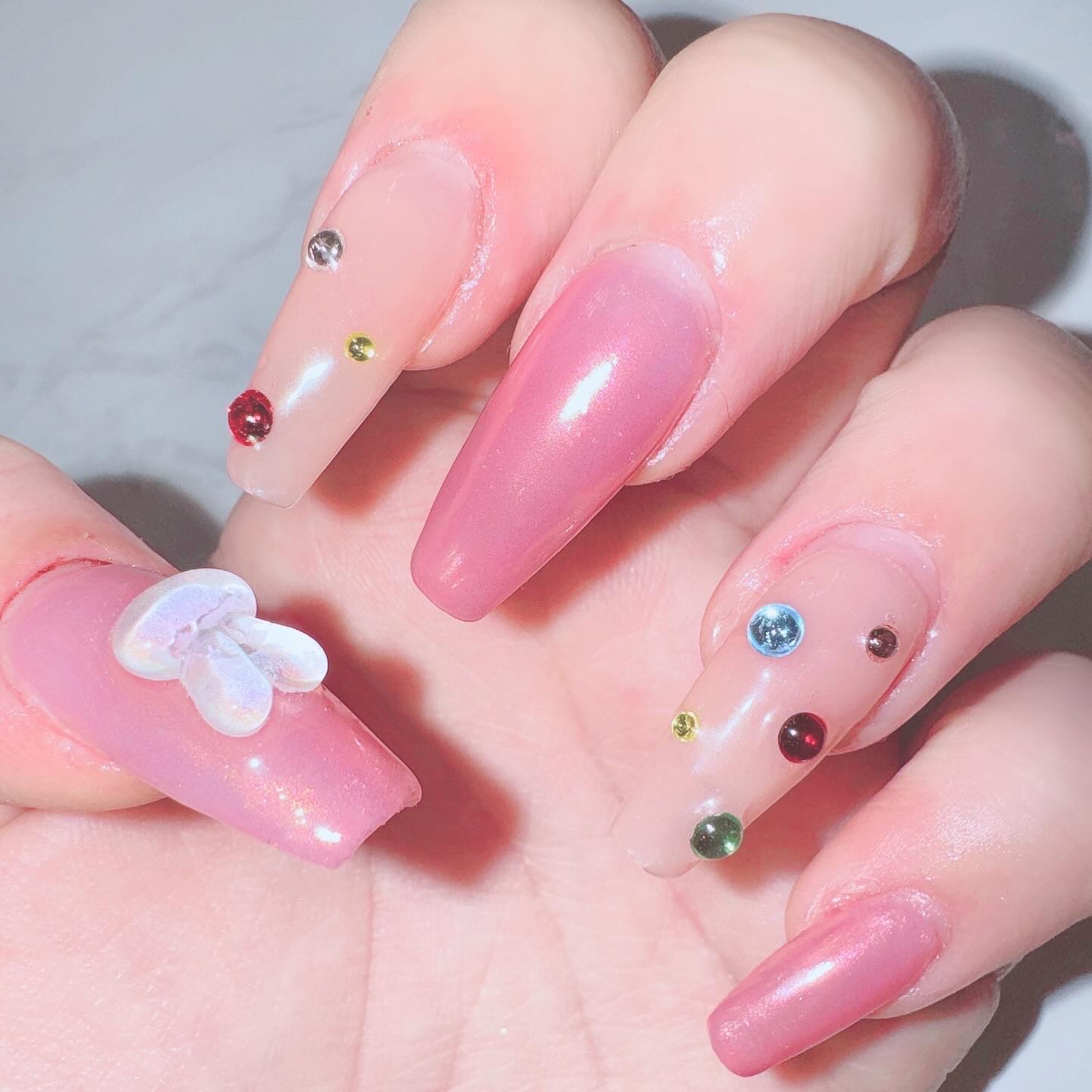 ネイルタウンジェル ティントグロスジェル /NAILTOWN/ジェルネイルを使ったクチコミ（1枚目）