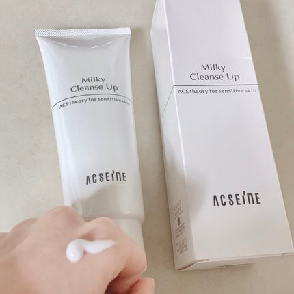 ミルキィ クレンズアップ/ACSEINE/ミルククレンジングを使ったクチコミ(2枚目)