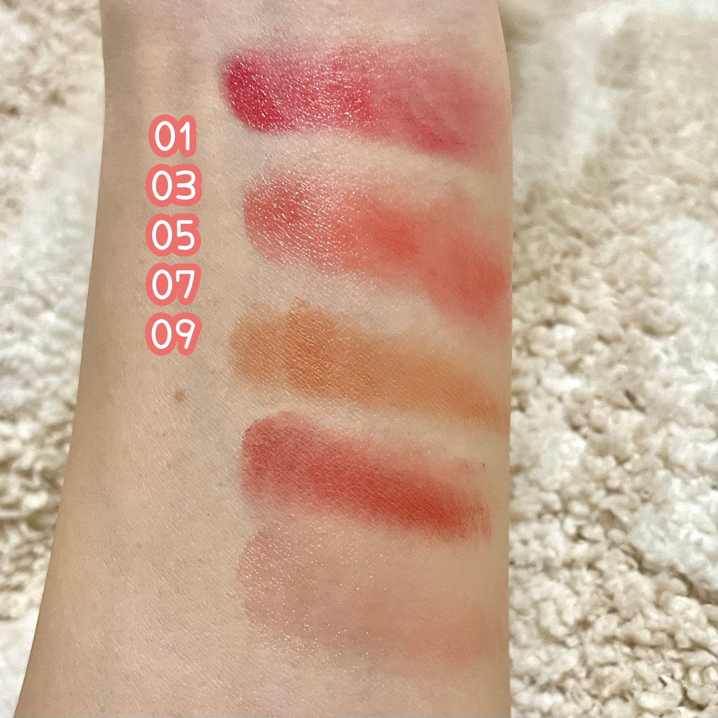 メルティングムードリップ&チーク/moonshot/ジェル・クリームチークを使ったクチコミ(2枚目)