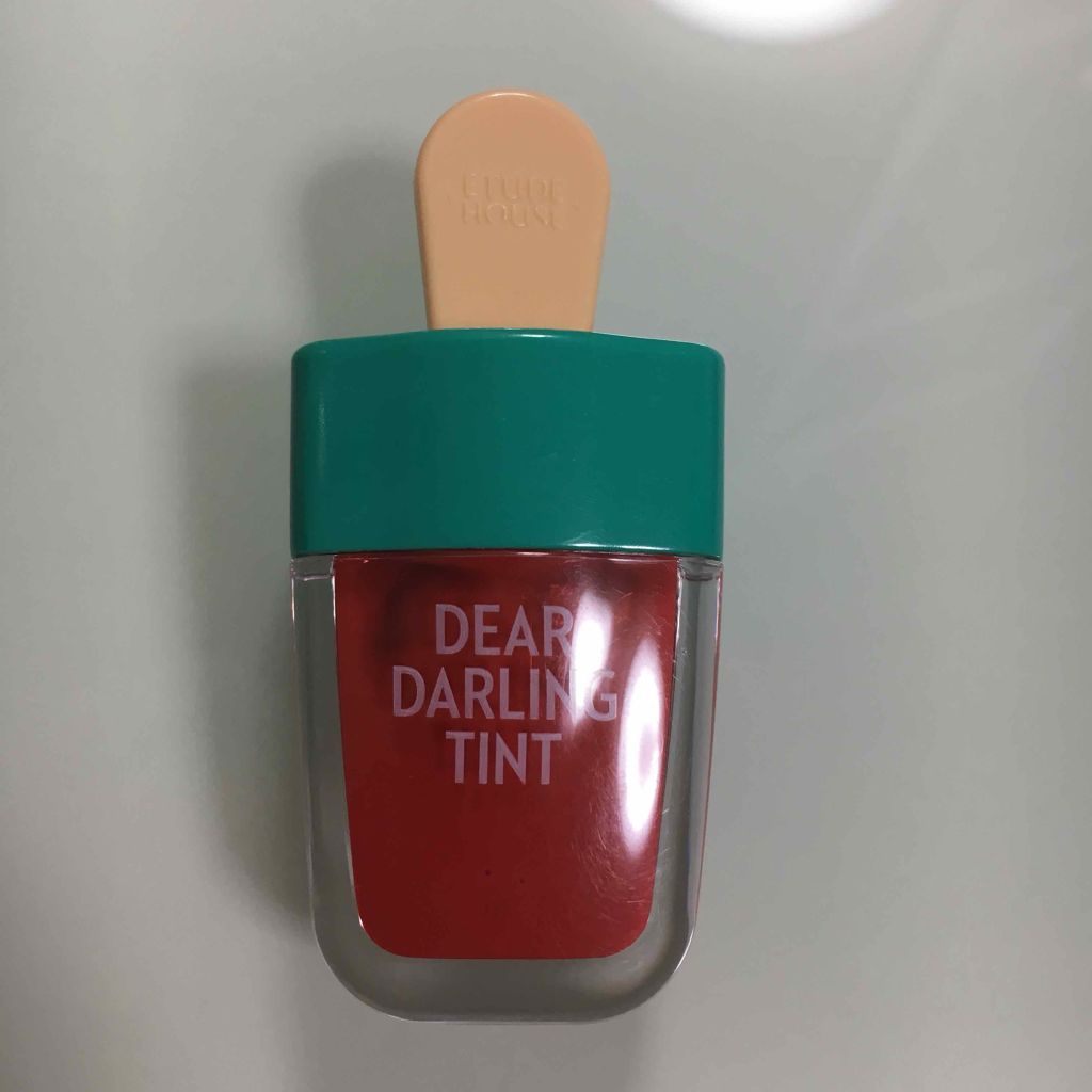 ディアダーリン ウォータージェルティント （アイスティント）/ETUDE/口紅を使ったクチコミ（1枚目）