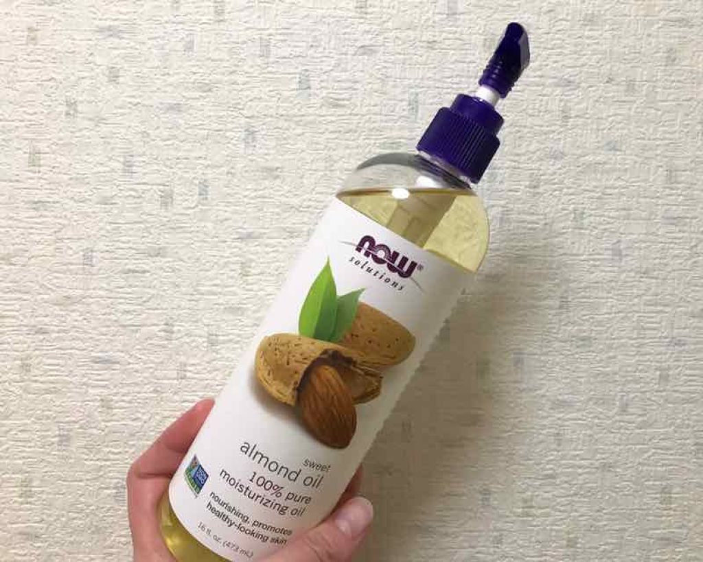 Sweet Almond Oil/Now Foods/フェイスオイルを使ったクチコミ(2枚目)
