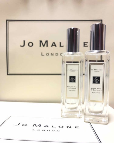 またまた新しい香水をお迎えしました☆*°

#Jo MALONE LONDON
#イングリッシュ ペアー＆フリージア コロン
#ウッド セージ & シー ソルト コロン

こちらのブランドさんの香水は、