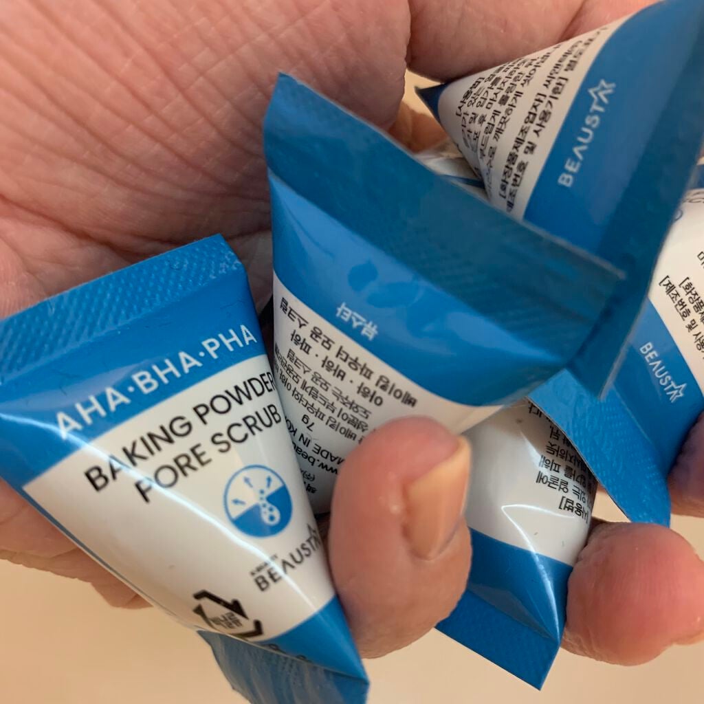 ベーキングパウダーポアスクラブ/BEAUSTA/洗顔パウダーを使ったクチコミ(1枚目)