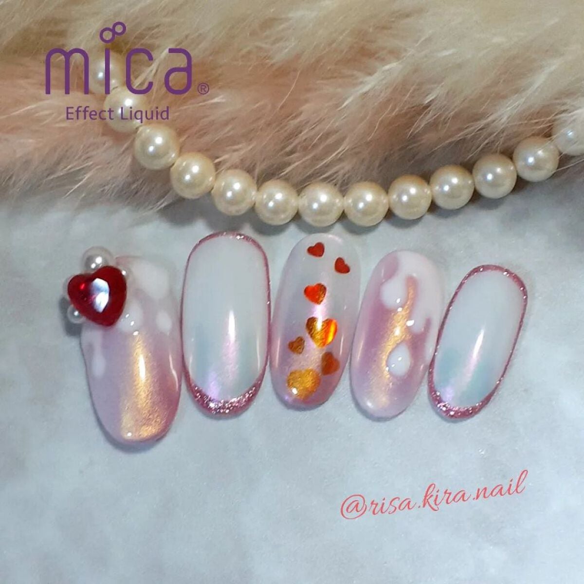 パールプラススプレー/mica/ネイル用品を使ったクチコミ(1枚目)