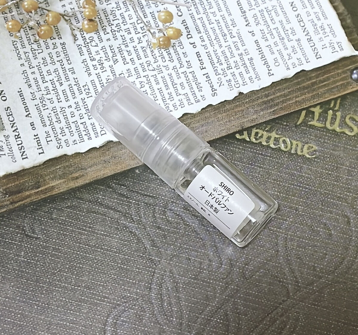 ホワイトティー オードパルファン/SHIRO/香水(レディース)を使ったクチコミ（1枚目）