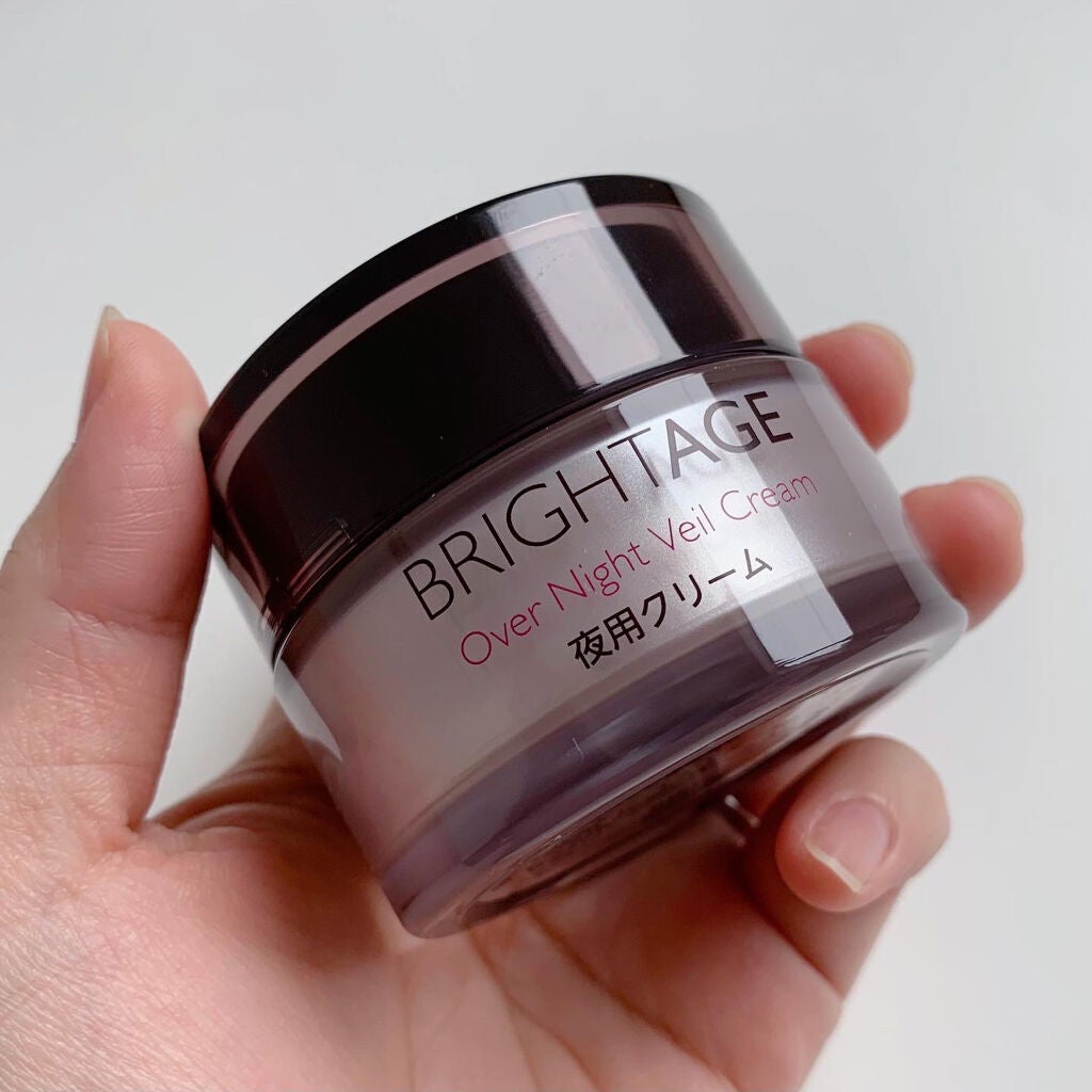 オーバーナイト ヴェールクリーム/BRIGHTAGE/フェイスクリームを使ったクチコミ(2枚目)