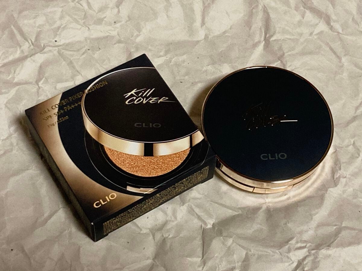 キル カバー フィクサー クッション/CLIO/クッションファンデーションを使ったクチコミ(2枚目)