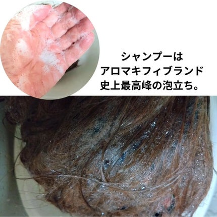 オーガニックシャンプー/トリートメント<モイストシャイン>/AROMA KIFI/市販シャンプーを使ったクチコミ(3枚目)