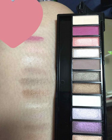 UR GLAM LUXE　12 COLORS EYESHADOW PALLET/U R GLAM/アイシャドウパレットを使ったクチコミ（3枚目）