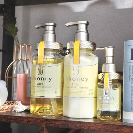 シルキー スムースモイスチャー シャンプー 1.0/ヘアトリートメント 2.0/&honey/市販シャンプーを使ったクチコミ(5枚目)