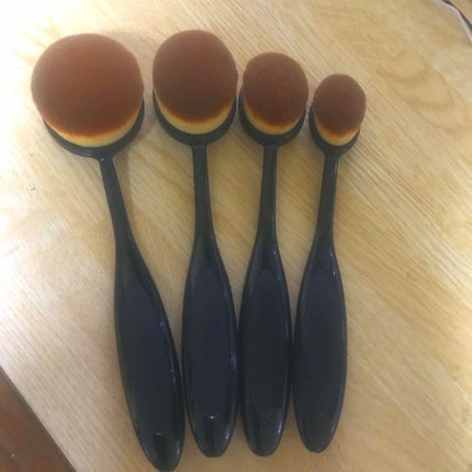 歯ブラシ型ブラシ10本セット/メイクブラシを使ったクチコミ(1枚目)