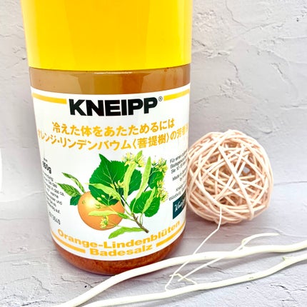 クナイプ バスソルト オレンジ・リンデンバウム<菩提樹>の香り/クナイプ/無機塩系入浴剤を使ったクチコミ(1枚目)