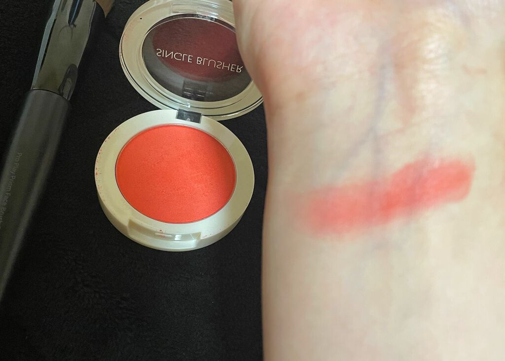 シングルブラッシャー/the SAEM/パウダーチークを使ったクチコミ(2枚目)