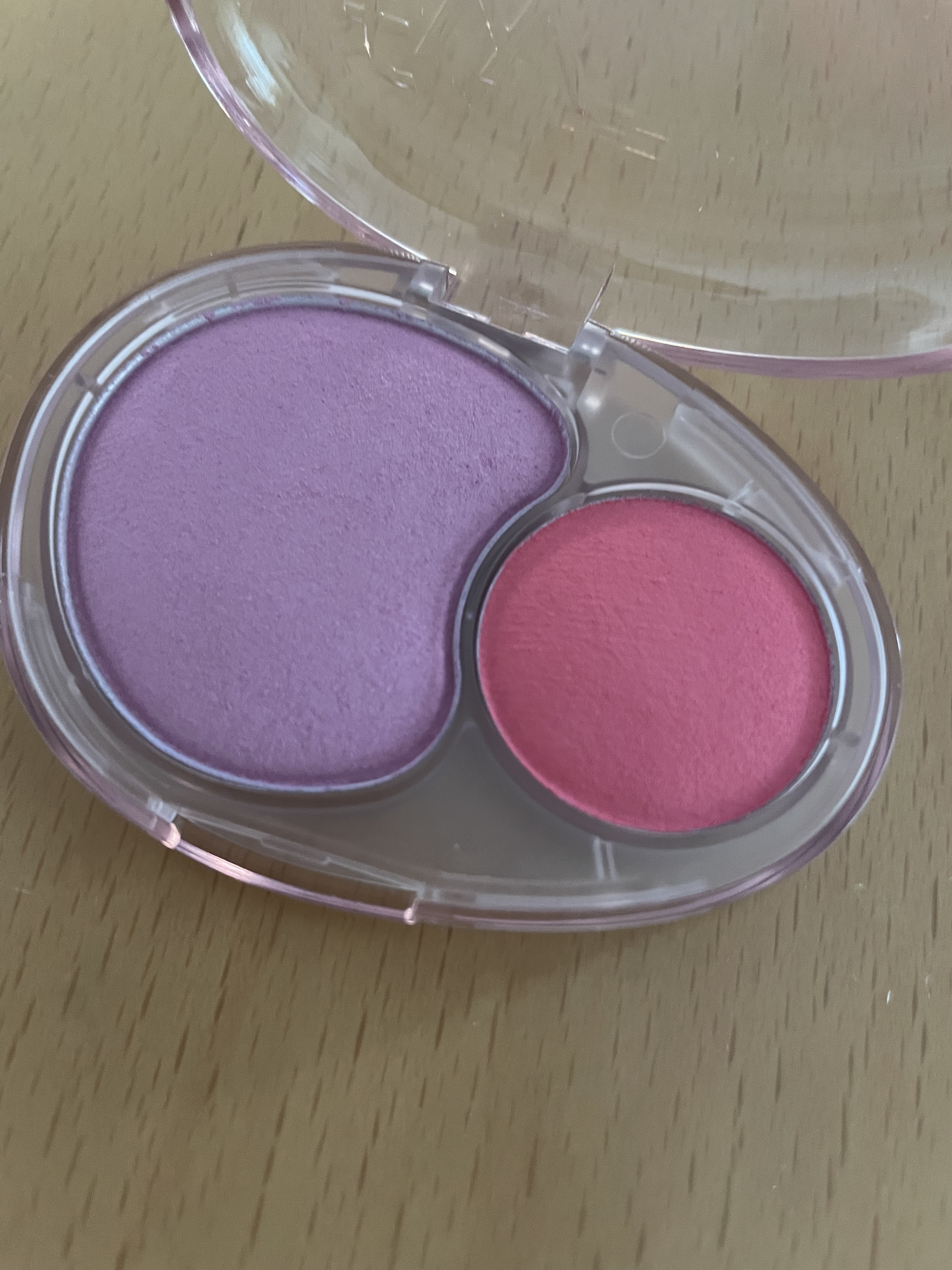 デュアルチークメロウ PK02 フォールインハイキー/fwee/ジェル・クリームチークを使ったクチコミ（2枚目）