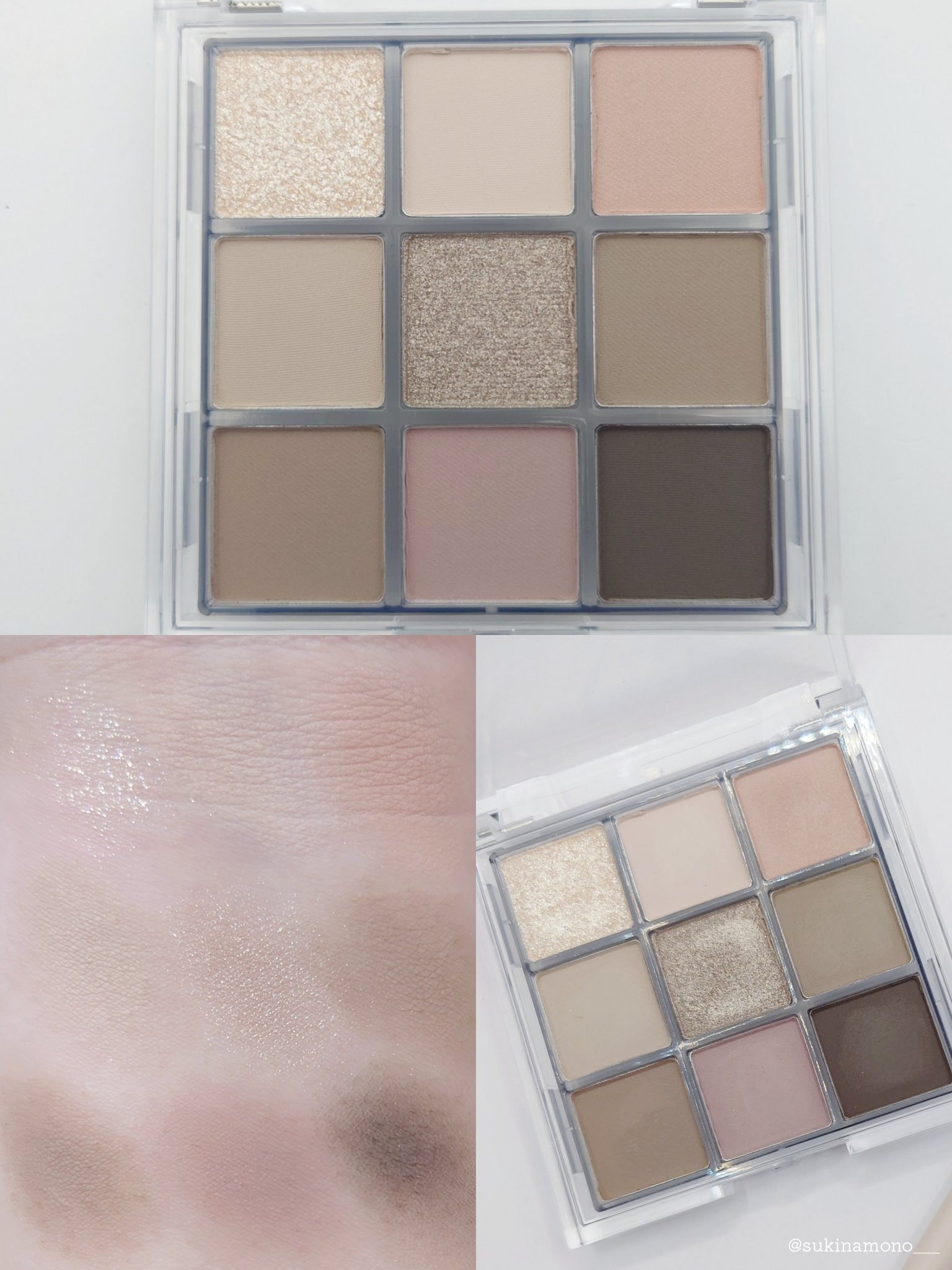 KEYBO FALL IN LOVE SHADOW PALETTE/keybo/アイシャドウパレットを使ったクチコミ（3枚目）