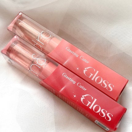 グラスティングカラーグロス/rom&nd/リップグロスを使ったクチコミ(3枚目)