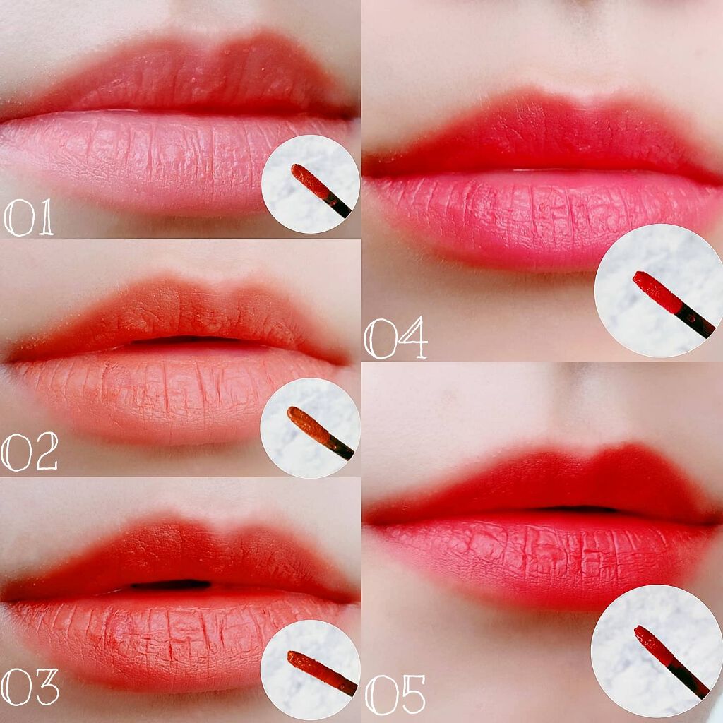 アーティスティックベルベットリップティント/OWNNOW/リップティントを使ったクチコミ（2枚目）