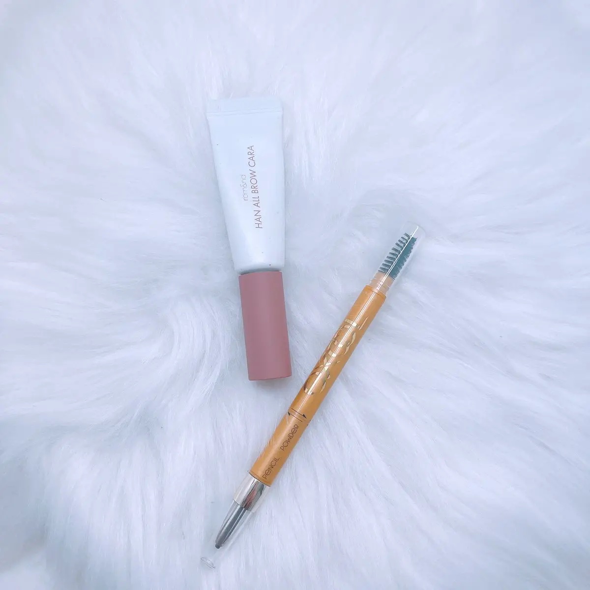 ハンオールブロウカラ/rom&nd/眉マスカラを使ったクチコミ（2枚目）