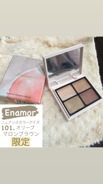 ニュアンスカラーアイズ/Enamor/アイシャドウパレットを使ったクチコミ(1枚目)