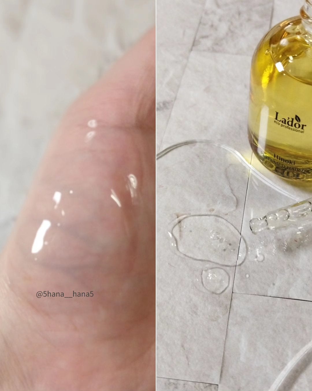 パフュームヘアオイル ヒノキ/La'dor/ヘアオイルを使ったクチコミ(3枚目)