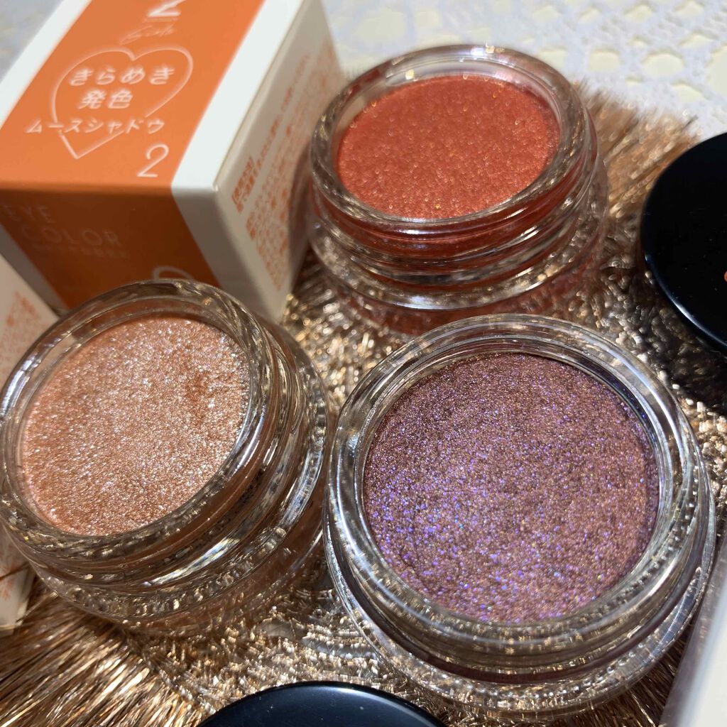 ムースアイシャドウ/ZUQUUUN GIRLS/ジェル・クリームアイシャドウを使ったクチコミ（2枚目）