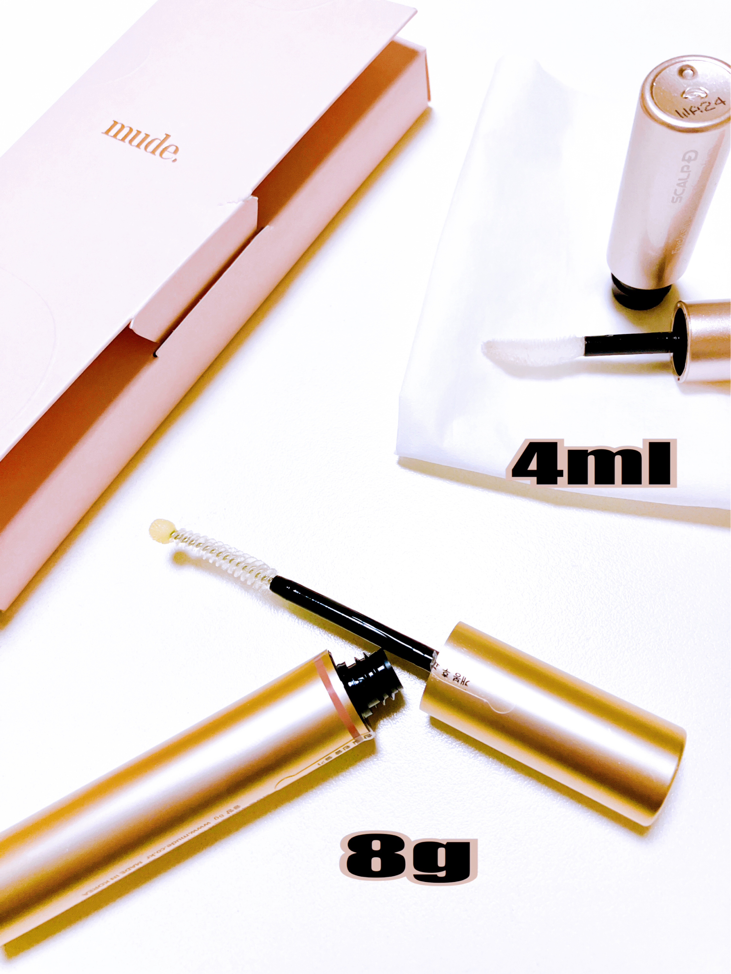 トゥルーアイラッシュセラム/mude./まつげ美容液を使ったクチコミ（2枚目）