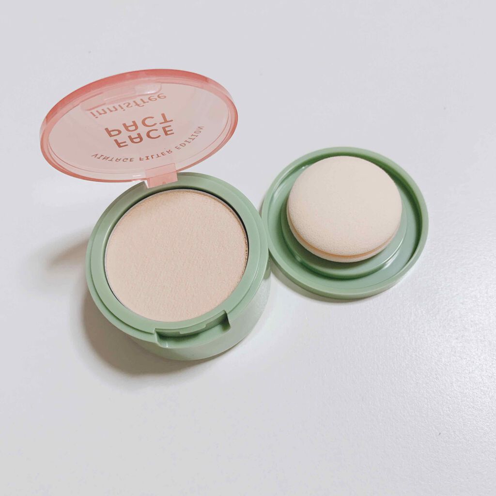 ヴィンテージ フィルター ブラー パクト Vintage Filter Edition/innisfree/パウダーファンデーションを使ったクチコミ(2枚目)
