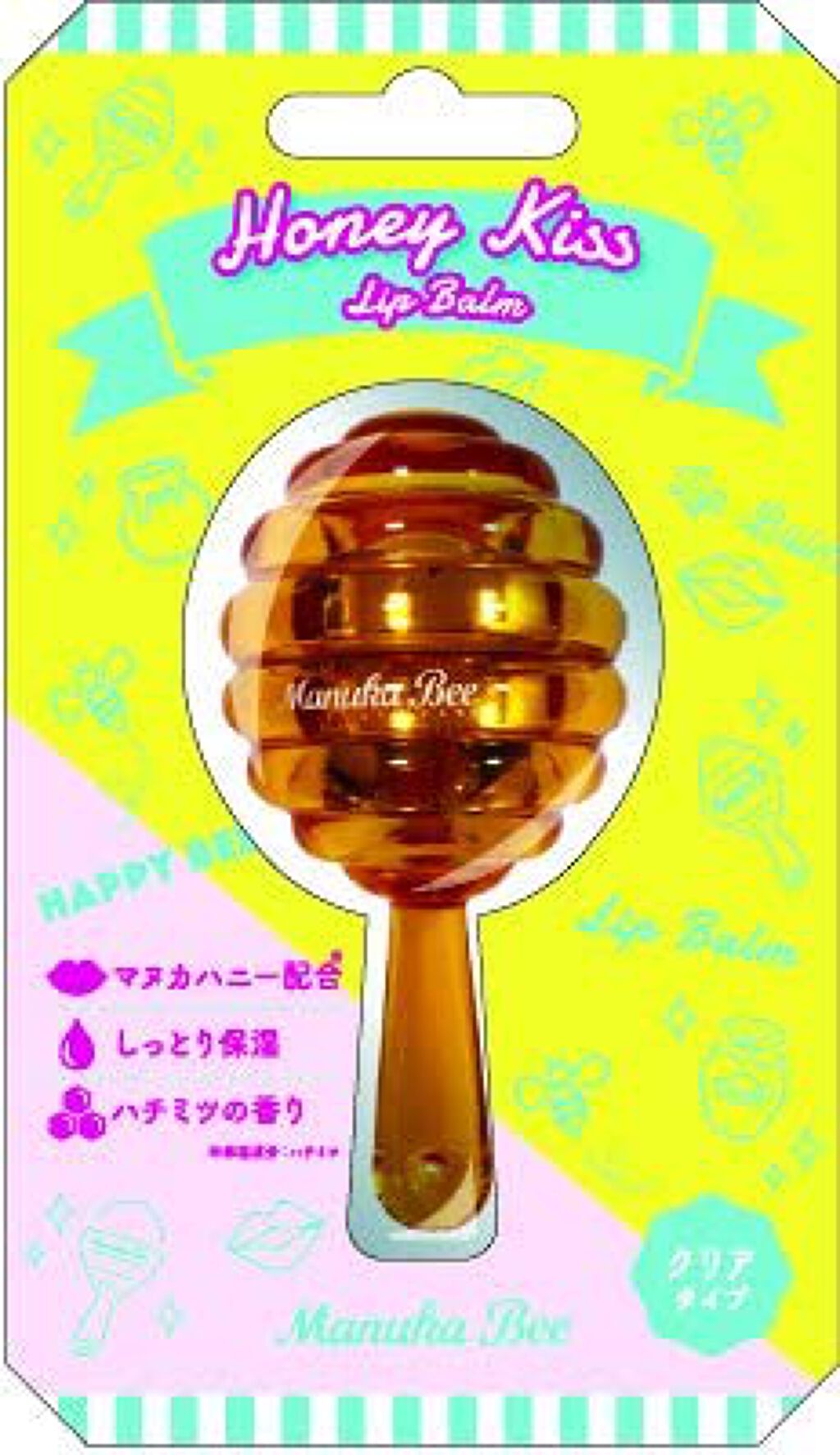 Manuka Bee オイルリップバーム ハニーキス（ハチミツの香り）