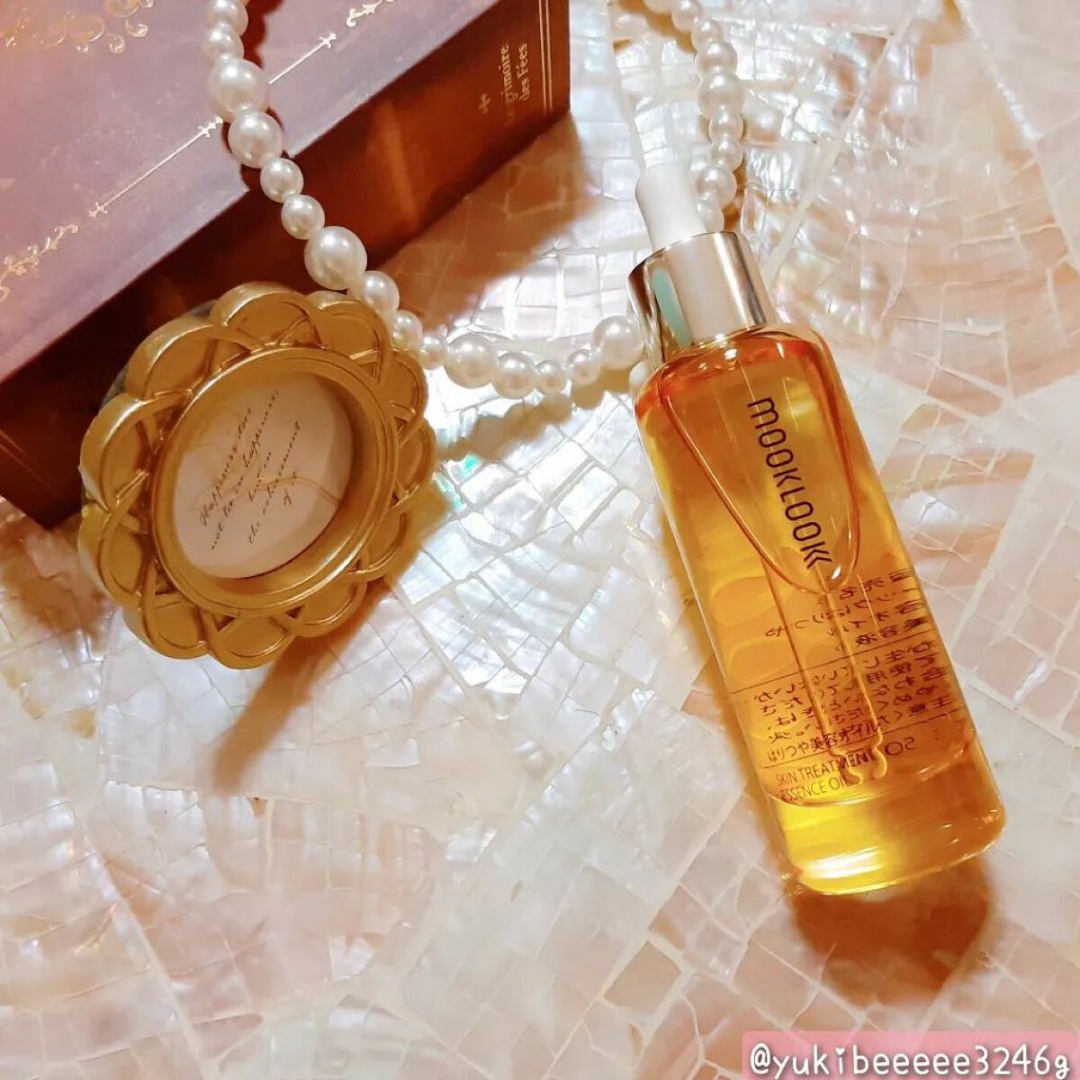 グローリングタイムオイル/MOOKLOOK/フェイスオイルを使ったクチコミ（1枚目）