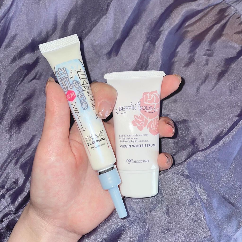 バージンホワイトセラム/べっぴんボディ/ボディクリームを使ったクチコミ（1枚目）