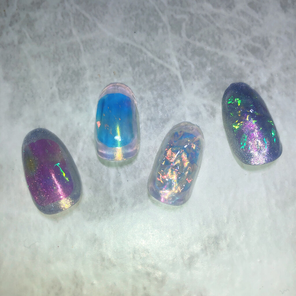 ジェルネイル（ライト対応）/セリア/ジェルネイルを使ったクチコミ（2枚目）