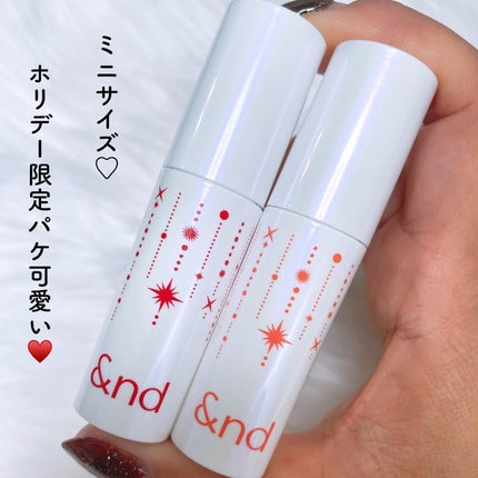 アンドバイロムアンド グラッシーボムティント/&nd by rom&nd/リップティントを使ったクチコミ(4枚目)