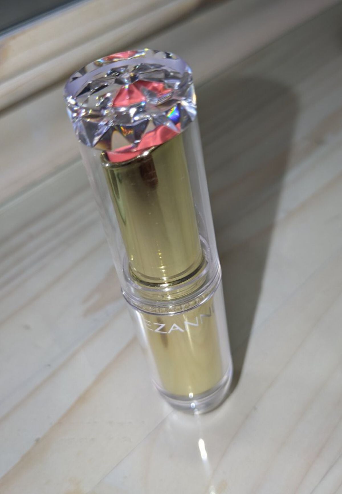 ラスティンググロスリップ/CEZANNE/口紅を使ったクチコミ(2枚目)