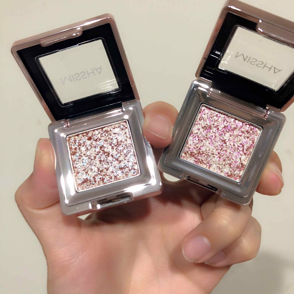 グリッタープリズム シャドウ/MISSHA/グリッターを使ったクチコミ（2枚目）