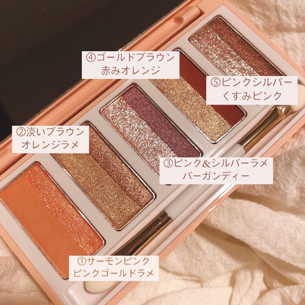 スターライトファントム 10色アイシャドウパレット/HEXZE(ヘックスゼ)/アイシャドウパレットを使ったクチコミ(2枚目)