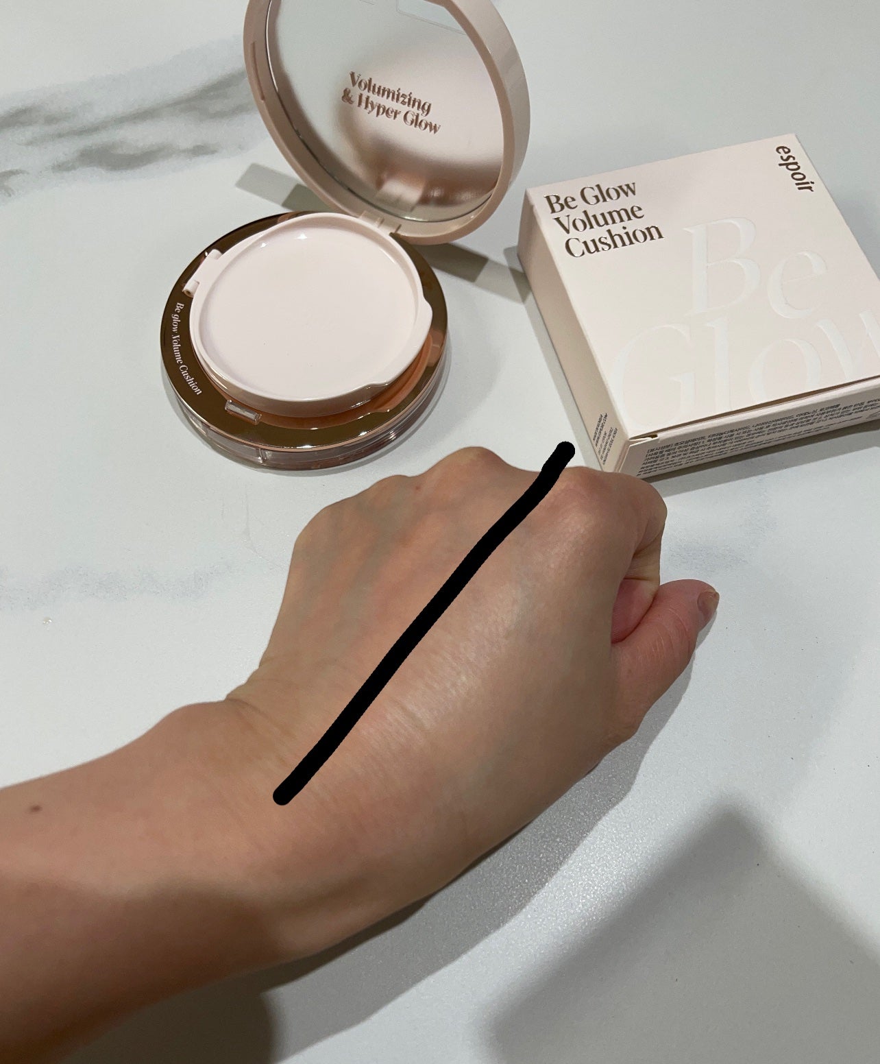 エスポア ビーグロー ボリュームクッション/espoir/クッションファンデーションを使ったクチコミ(3枚目)