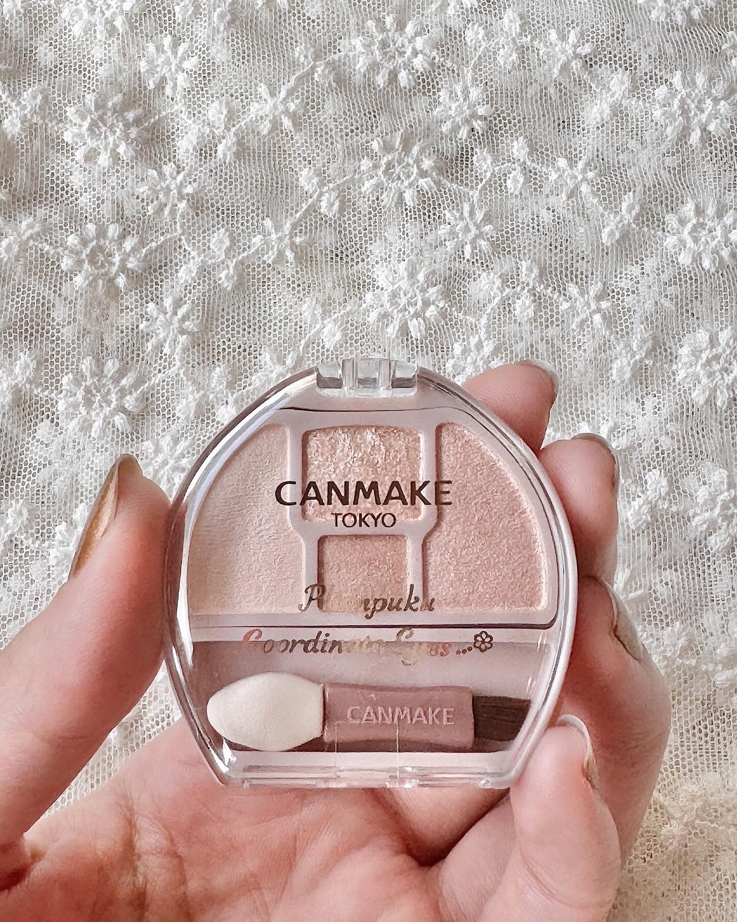 プランぷくコーデアイズ 01 アプリコットプランぷく/キャンメイク/パウダーアイシャドウを使ったクチコミ（1枚目）