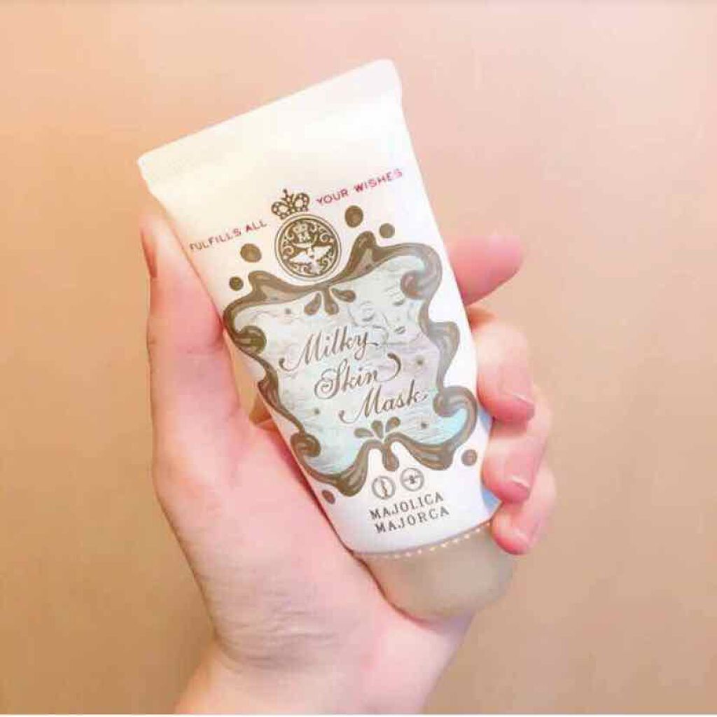 ミルキースキンマスク/MAJOLICA MAJORCA/化粧下地を使ったクチコミ(2枚目)
