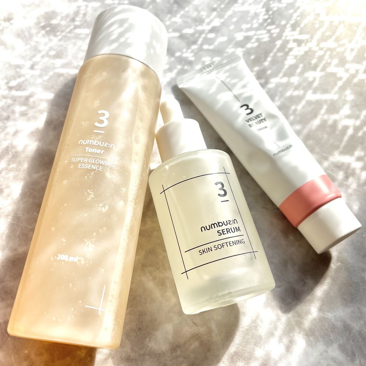 3番 すべすべキメケアセラム/numbuzin/美容液を使ったクチコミ（1枚目）