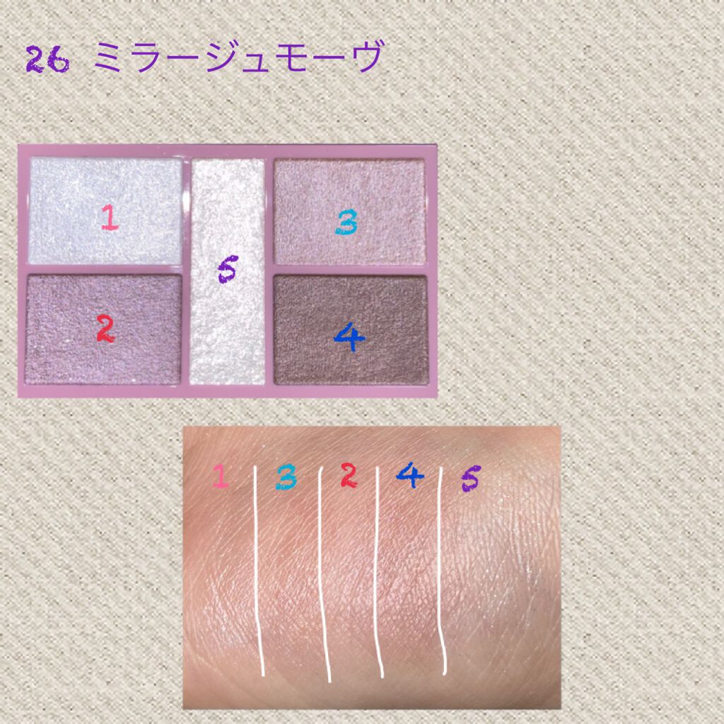 パーフェクトスタイリストアイズ/キャンメイク/アイシャドウパレットを使ったクチコミ(4枚目)