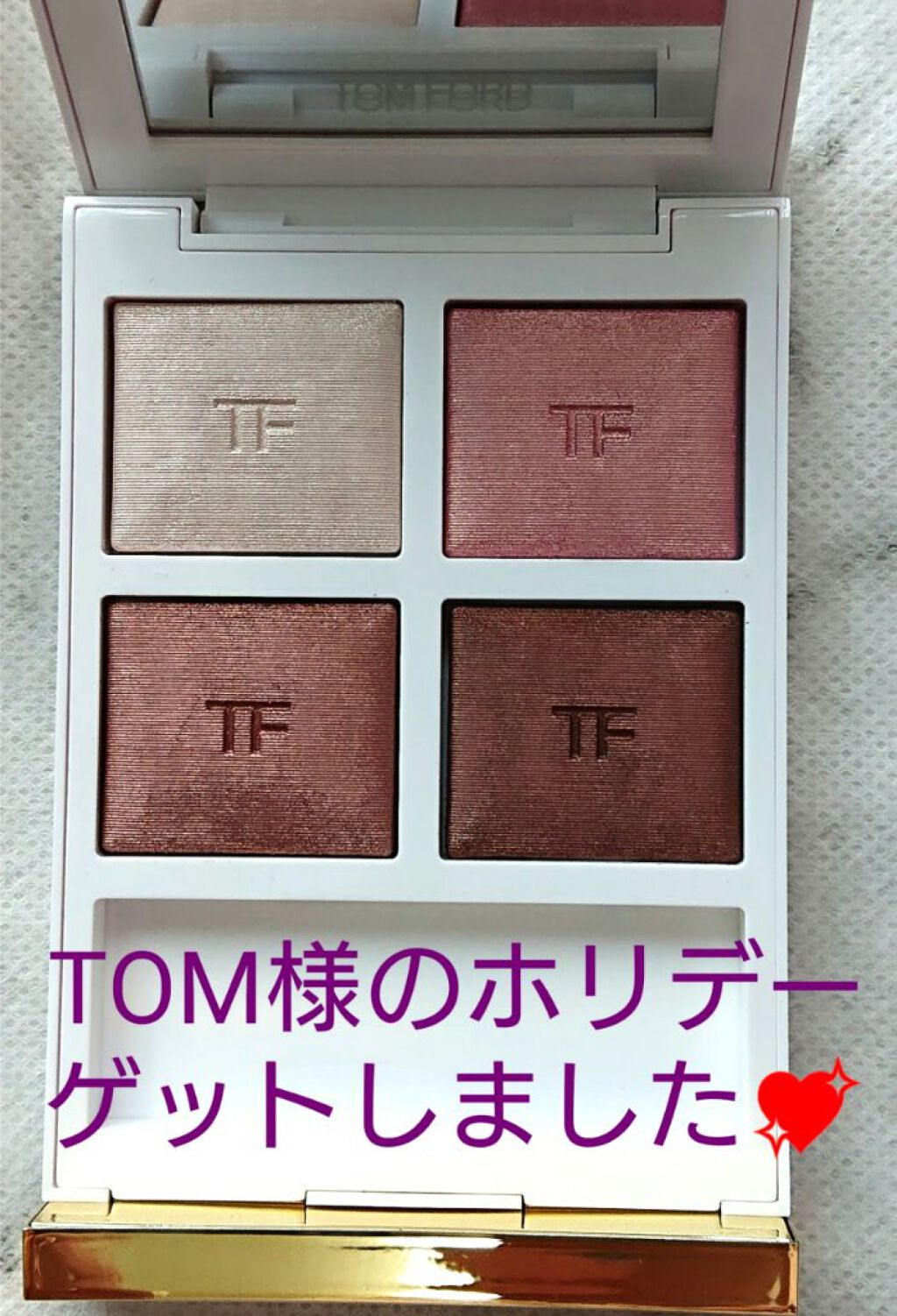 ソレイユ アイ カラー クォード/TOM FORD BEAUTY/アイシャドウパレットを使ったクチコミ（1枚目）