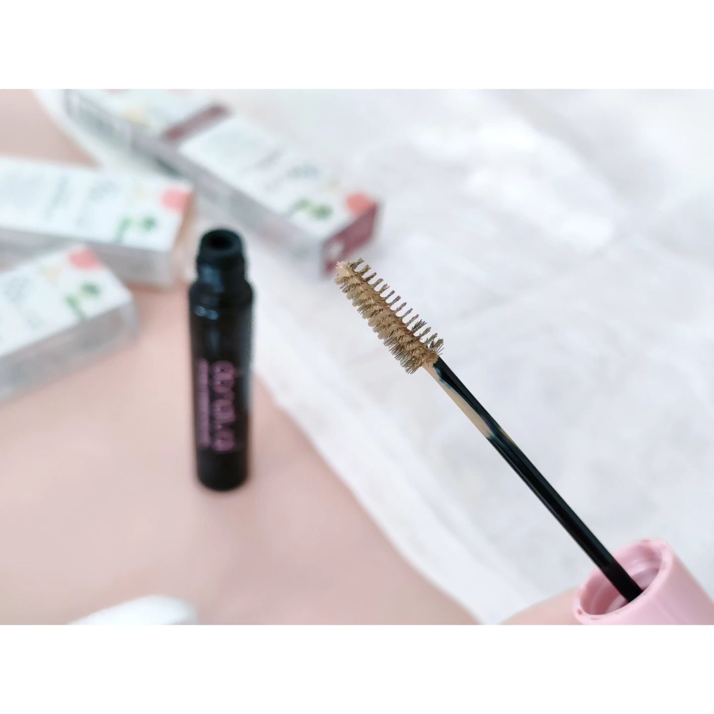 スタイリング アイブロー マスカラ  BR03 ピンク ブラウン/do natural/眉マスカラを使ったクチコミ（3枚目）