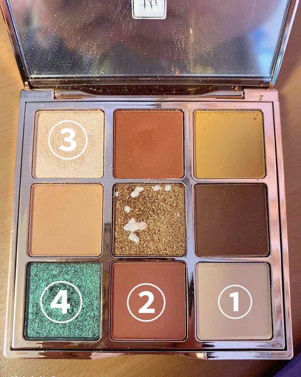 9COLOR EYE SHADOW BOX /HOJO/アイシャドウパレットを使ったクチコミ(2枚目)