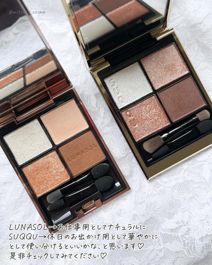 アイカラーレーション/LUNASOL/アイシャドウパレットを使ったクチコミ(8枚目)